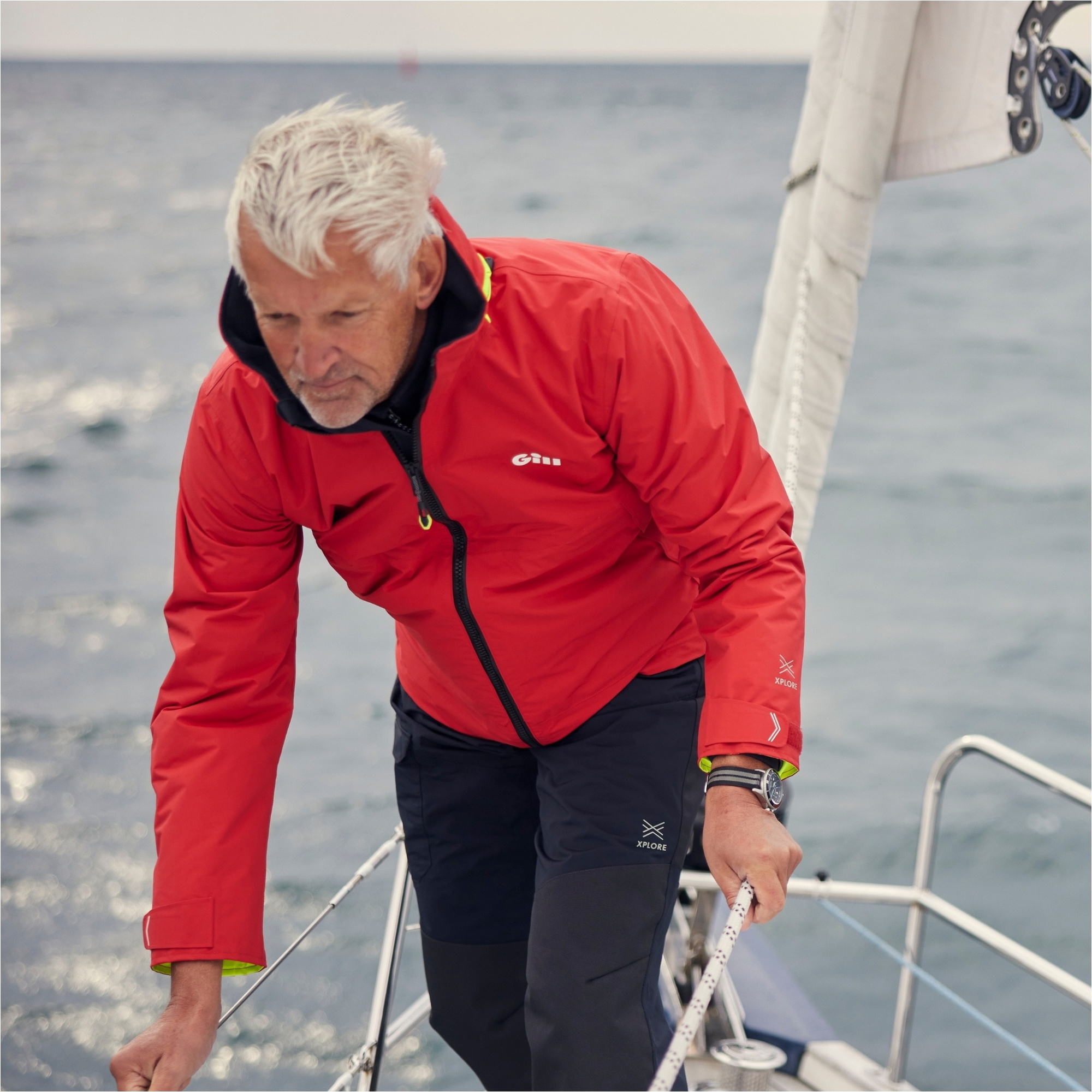 2026 Gill Männer OS3 Coastal Jacke OS33J - Red